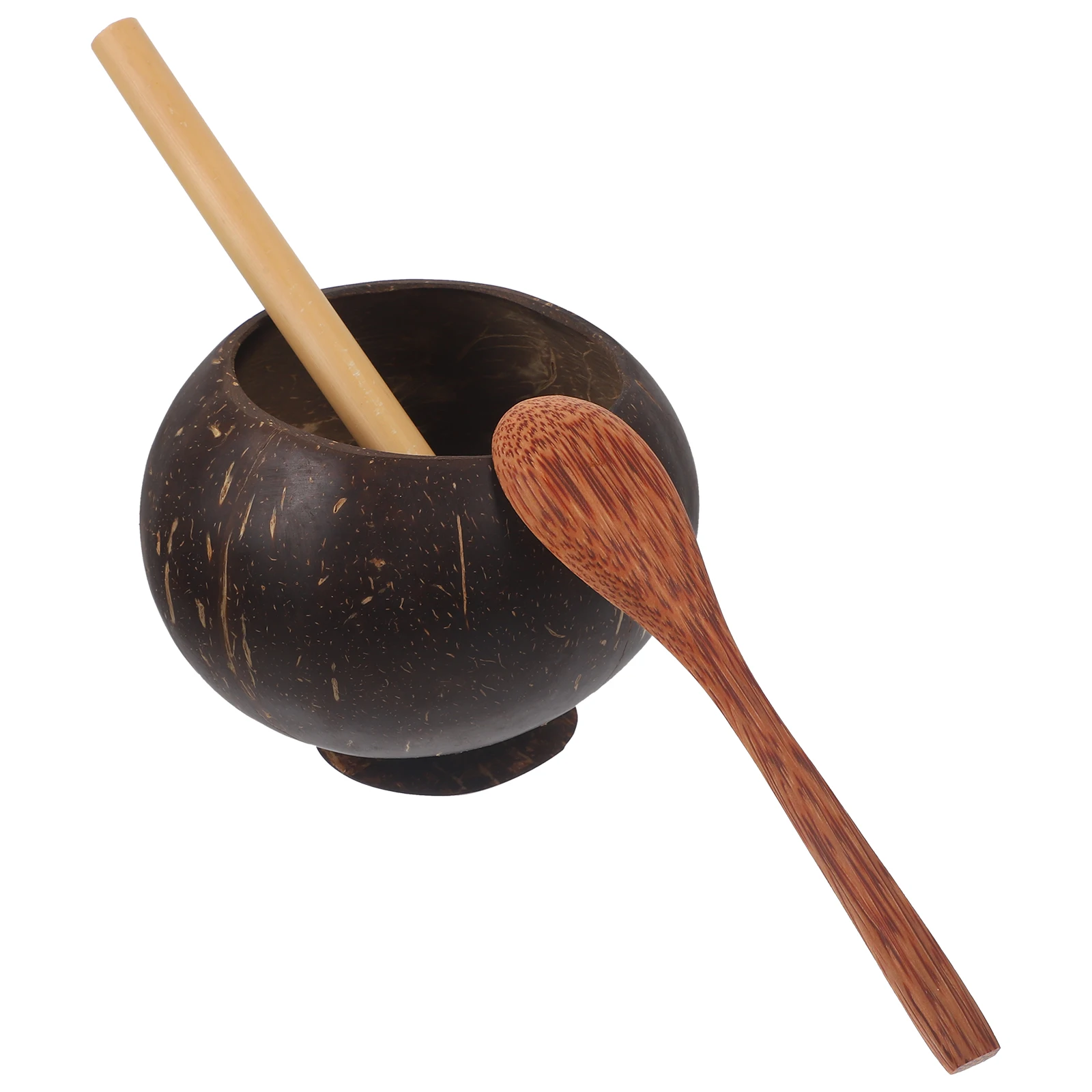 

Coconuts Shell Cup Authentic Coconuts Bowl Lightweight Portable Dessert Bowl Home Decor Party Outdoor Activities