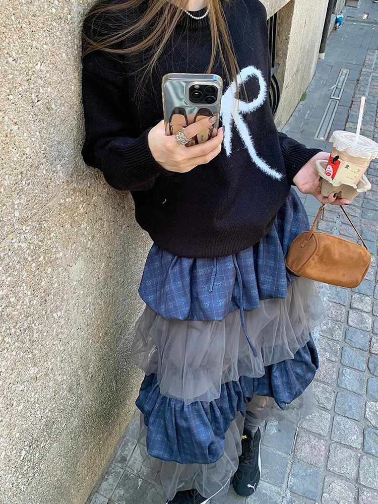 conjunto-de-falda-de-malla-con-diseno-de-nudo-de-mariposa-estilo-coreano-tejido-suave-con-empalme-a-cuadros-de-arandanos-pa