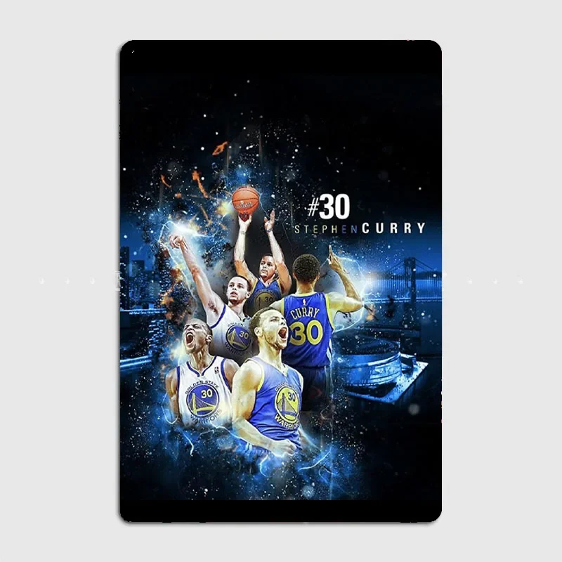 30 Basketball Player One third of the king Poster Metal Sign Posters Bar Interior Wall Room Decoration Living Vintage Home Decor