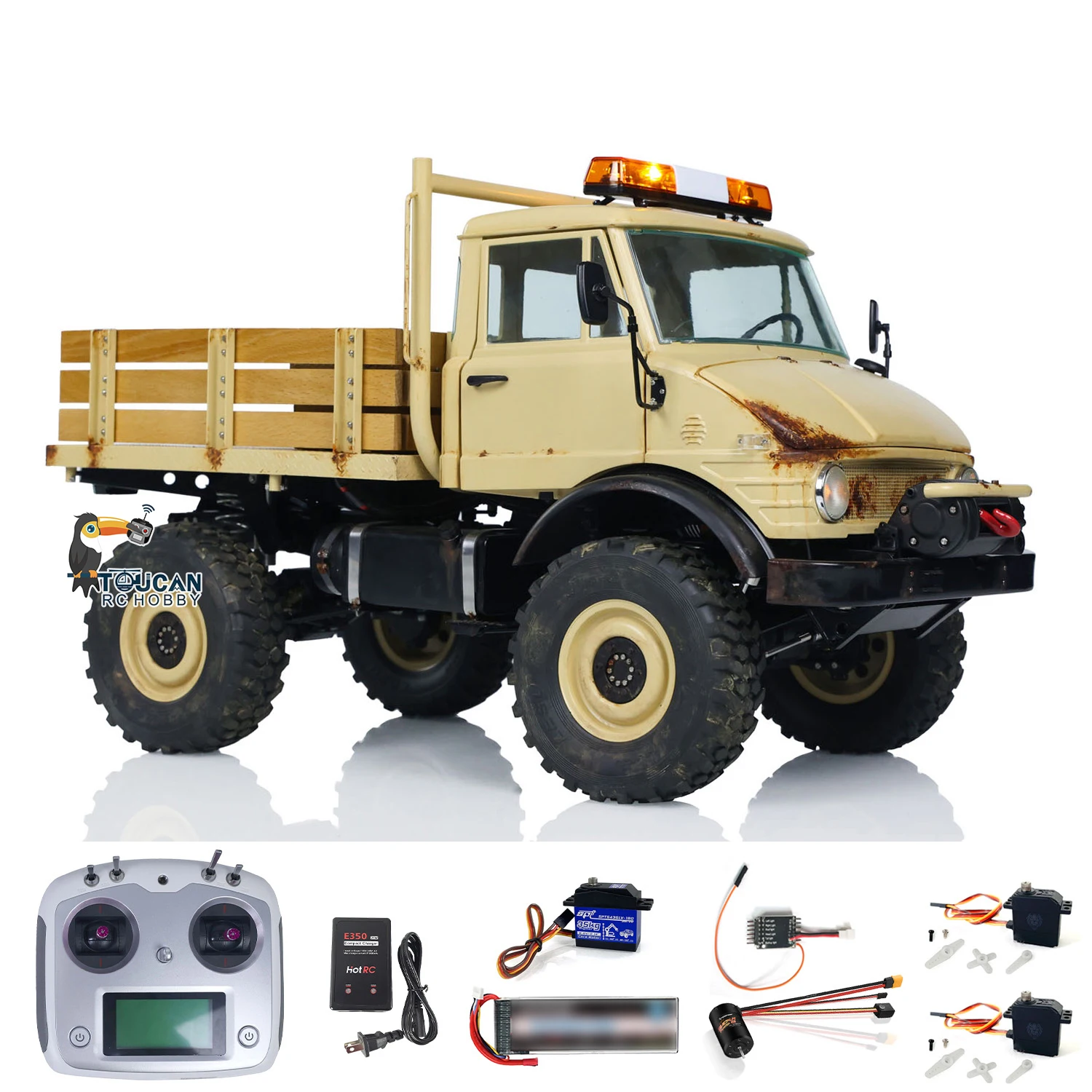 1/10 LESU معدن UM406 4x4 RC المركبات على الطرق الوعرة RTR سيارة 2 سرعة نقل ESC شاحنات عن بعد ضوء الصوت اللعب في الهواء الطلق THZH1531