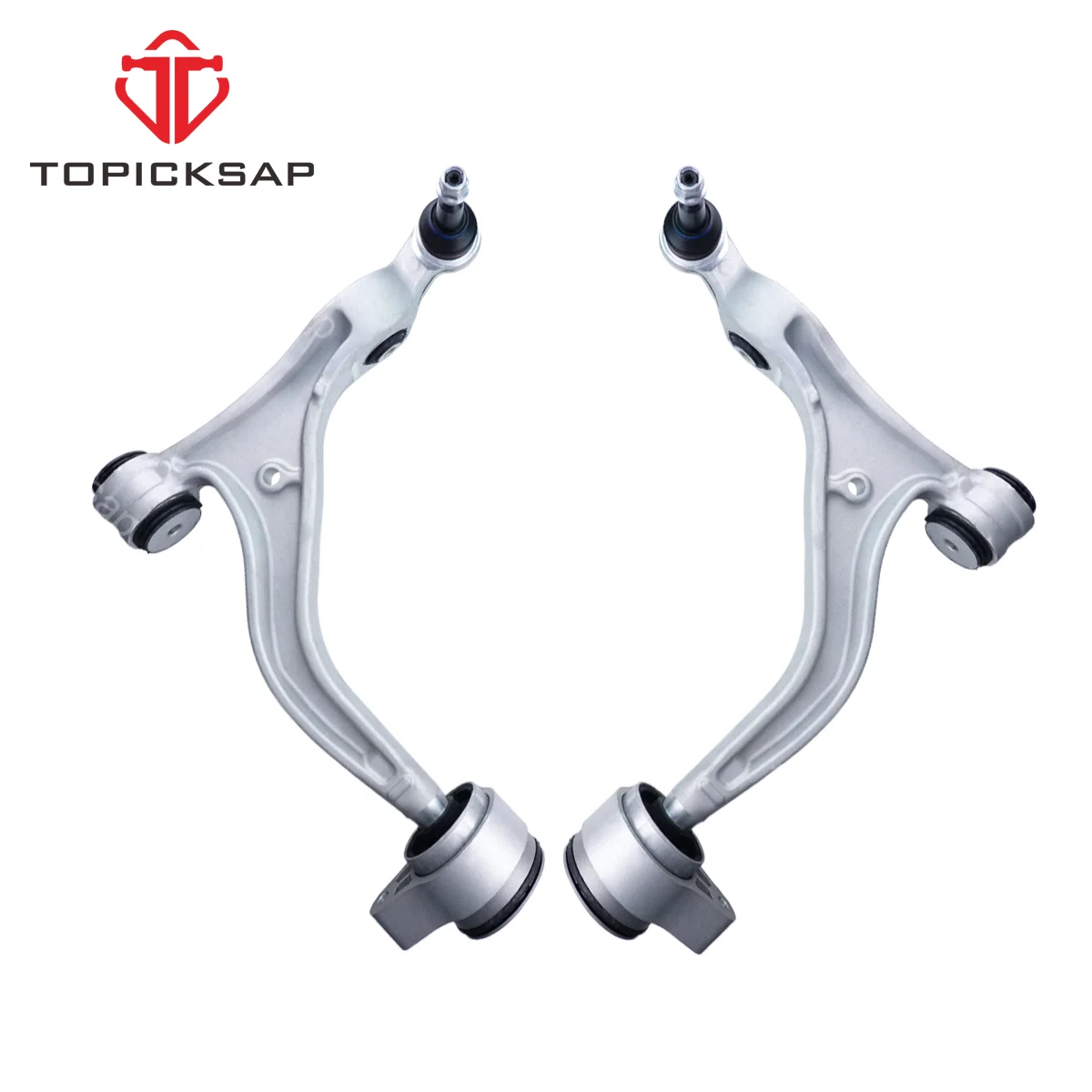 TOPICKSAP Pair of Front Lower Suspension Triangle Control Arm for Porsche Panamera 971 Sport Turismo 2017 - 2022 971407151H