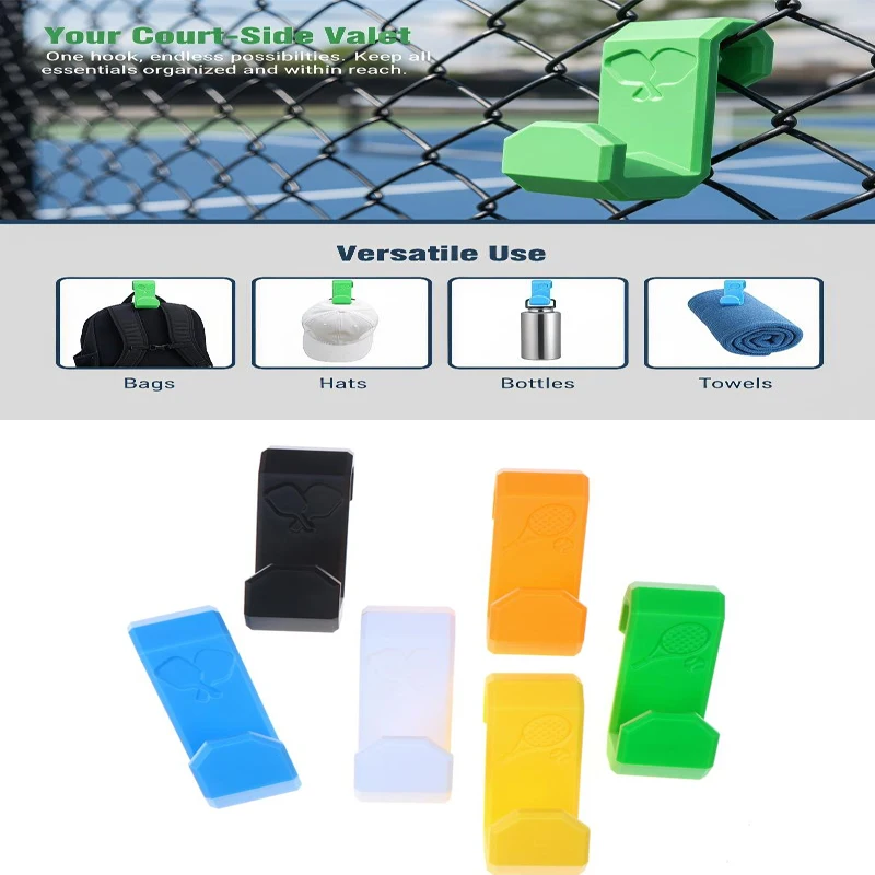 Support de porte-gobelet portable et léger pour clôture de terrain de tennis, accessoire durable pour l'entraînement sportif et les loisirs (1 pièce)