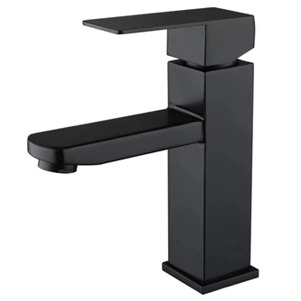 

Bathroom Sink Faucet, Hot and Cold Water Basin Faucet, Matte Black