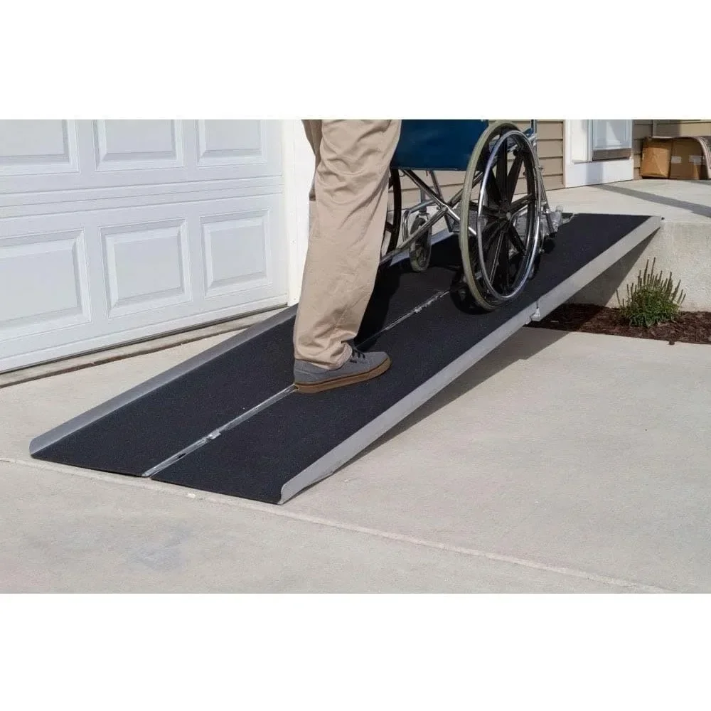 Silver Spring WCMF-12 Aluminum Multi-Fold Wheelchair Ramp -12' Long