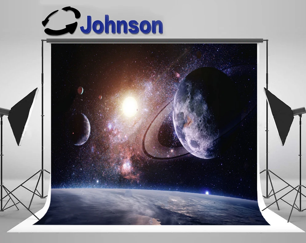 

JOHNSON Galaxy Galactic Themed Outer Space Cosmic Universe photo backdrop High quality Computer print scenic background