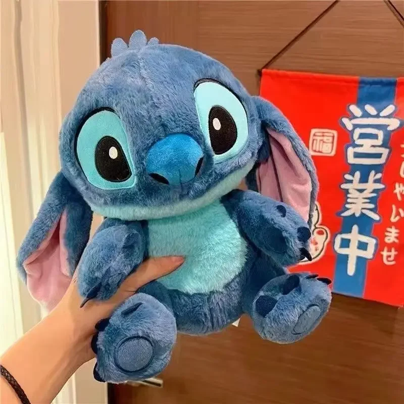 Disney Stitch Plush Dolls Anime Toys Hot Cartoon Kawaii Couple Lilo&stitch Blue Pink Stich Stuffed Birthday Gifts for Kids