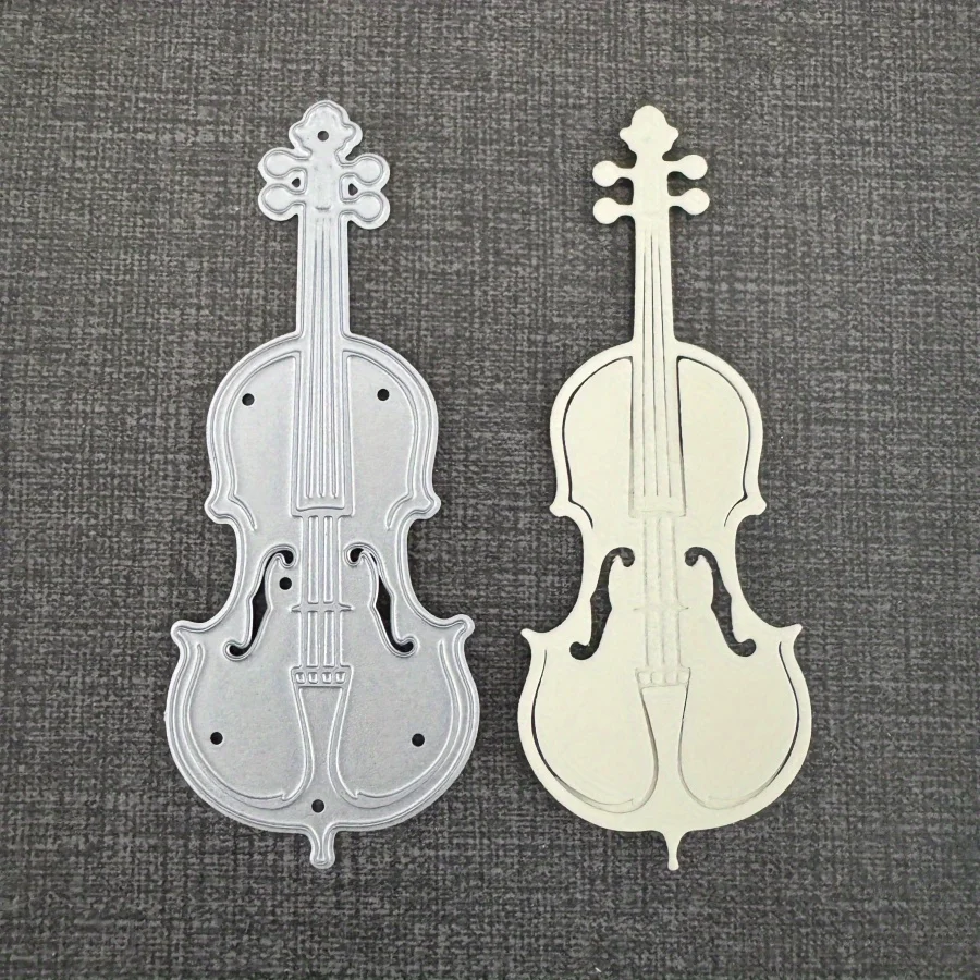 Neue Ankunft Violine Metall Schneiden Stirbt Form Stempel Serie Sammelalbum Papier Handwerk Messer Form Schablonen Fotoalben