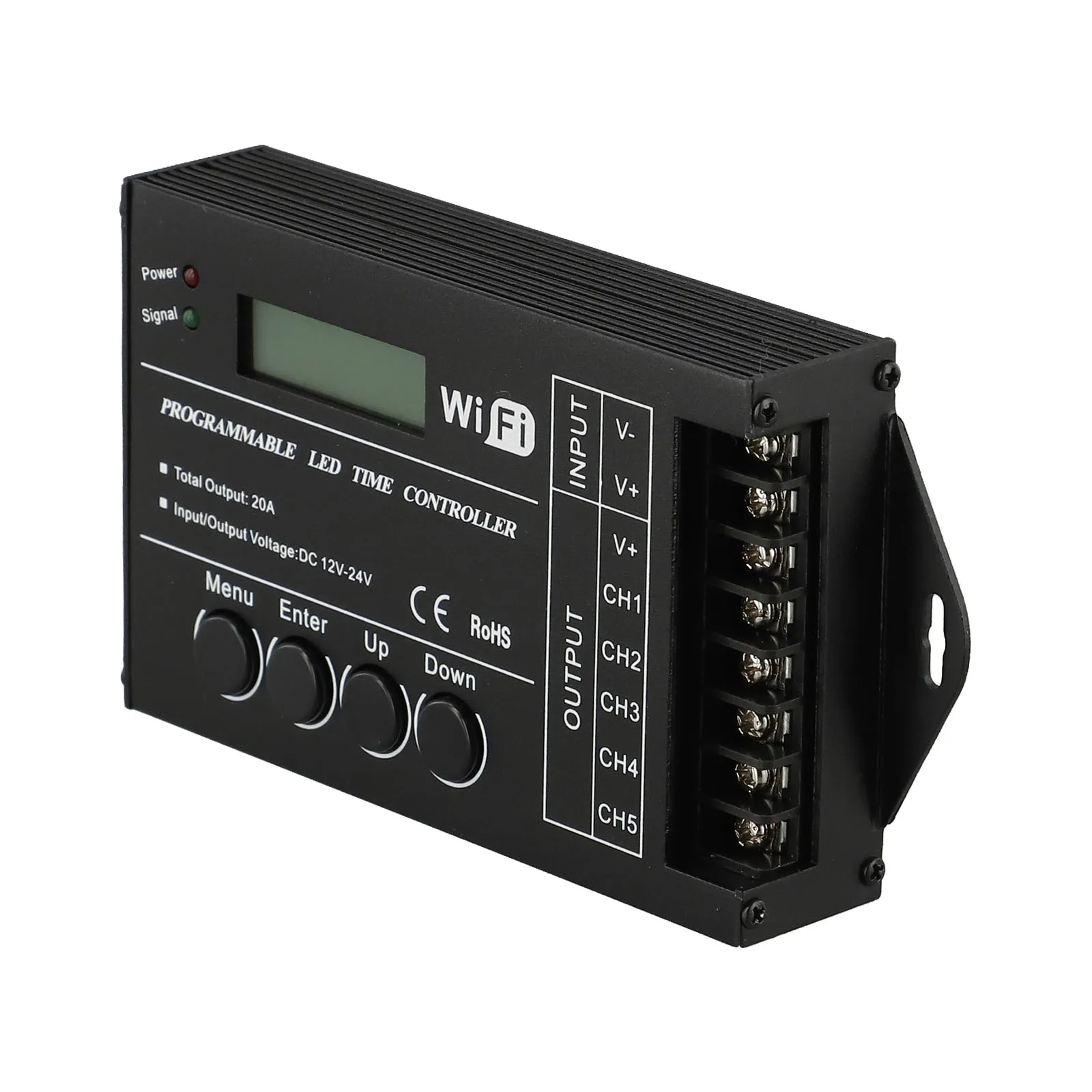 Programmable For Timer Controller TC421 for LED Display with 5 Channels DC12-24V for Lighting Systems Automation