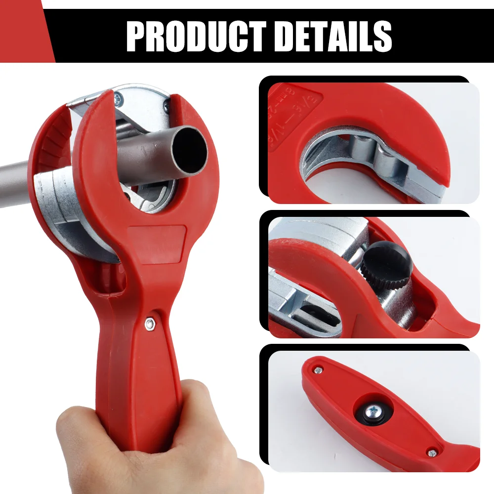 8-29mm Ratchet Tube Cutter, Multi-purpose Cutting Tools for Home Use, Copper Tube Cutter, Aluminum Tube Cutter, PVC Tube Cutter view 5