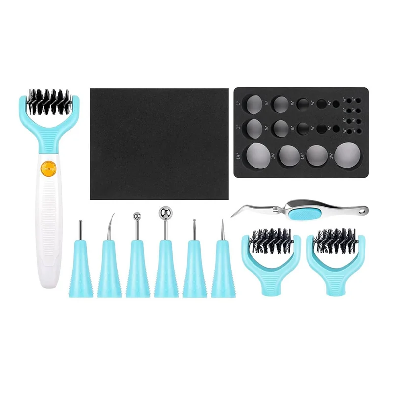 

AF89-Paper Sculpting Tool Kit -For Realistic Flower Making & Die Cleaning - 13 Pcs