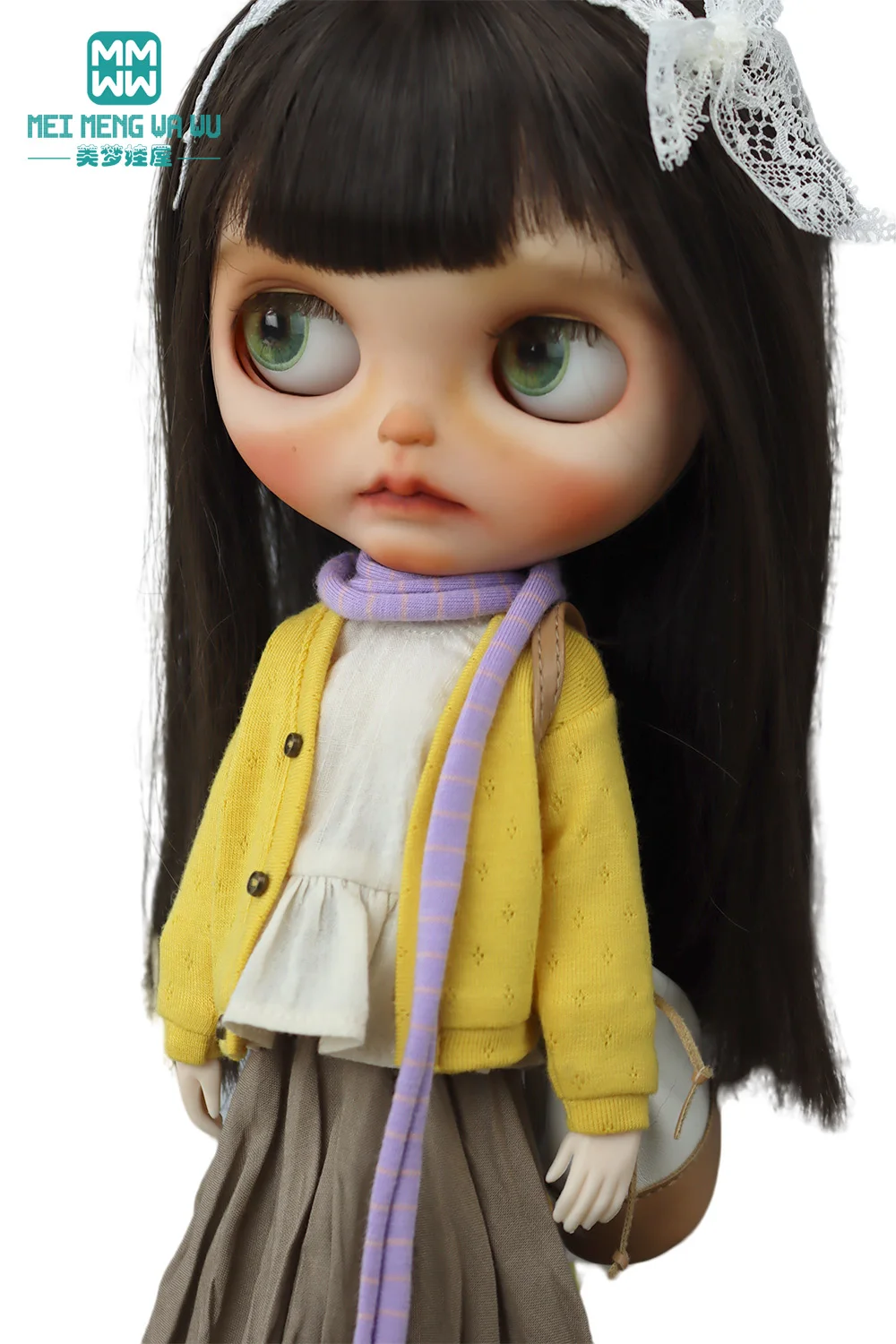 

Подходит для куклы Blyth Azone OB22 OB24, одежда 28 см, модный кардиган ярких цветов, игрушки, подарки