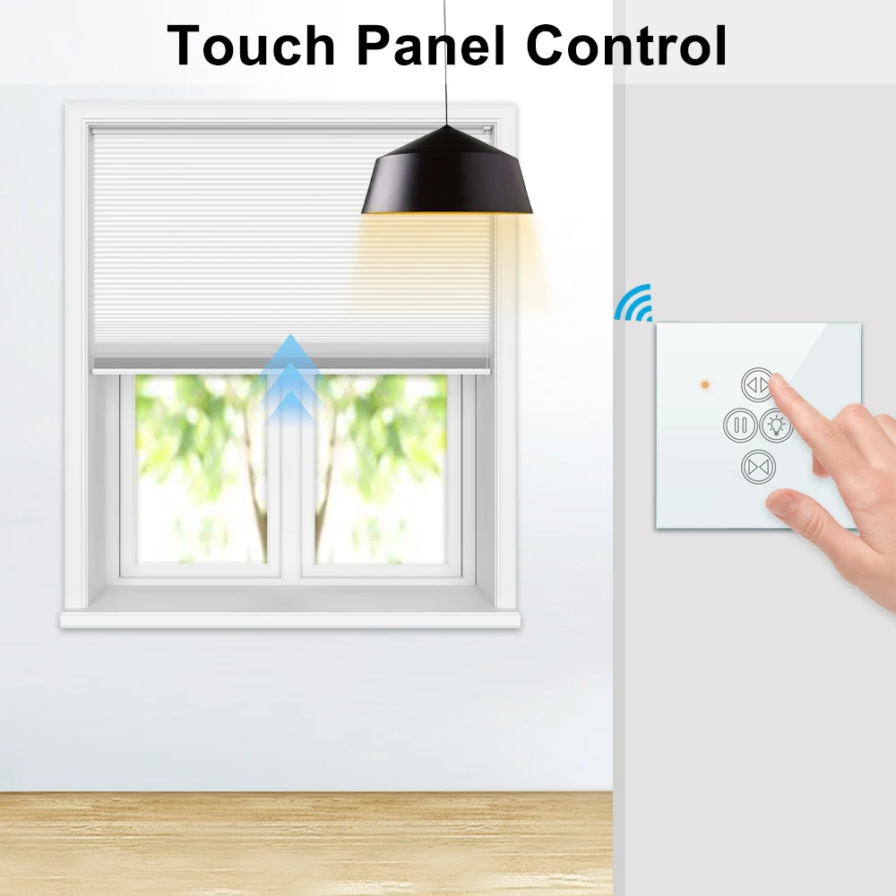 Loratap tuya vida inteligente wifi cortina de rolo interruptor luz para persianas motorizadas elétricas trabalho para alexa google casa voz