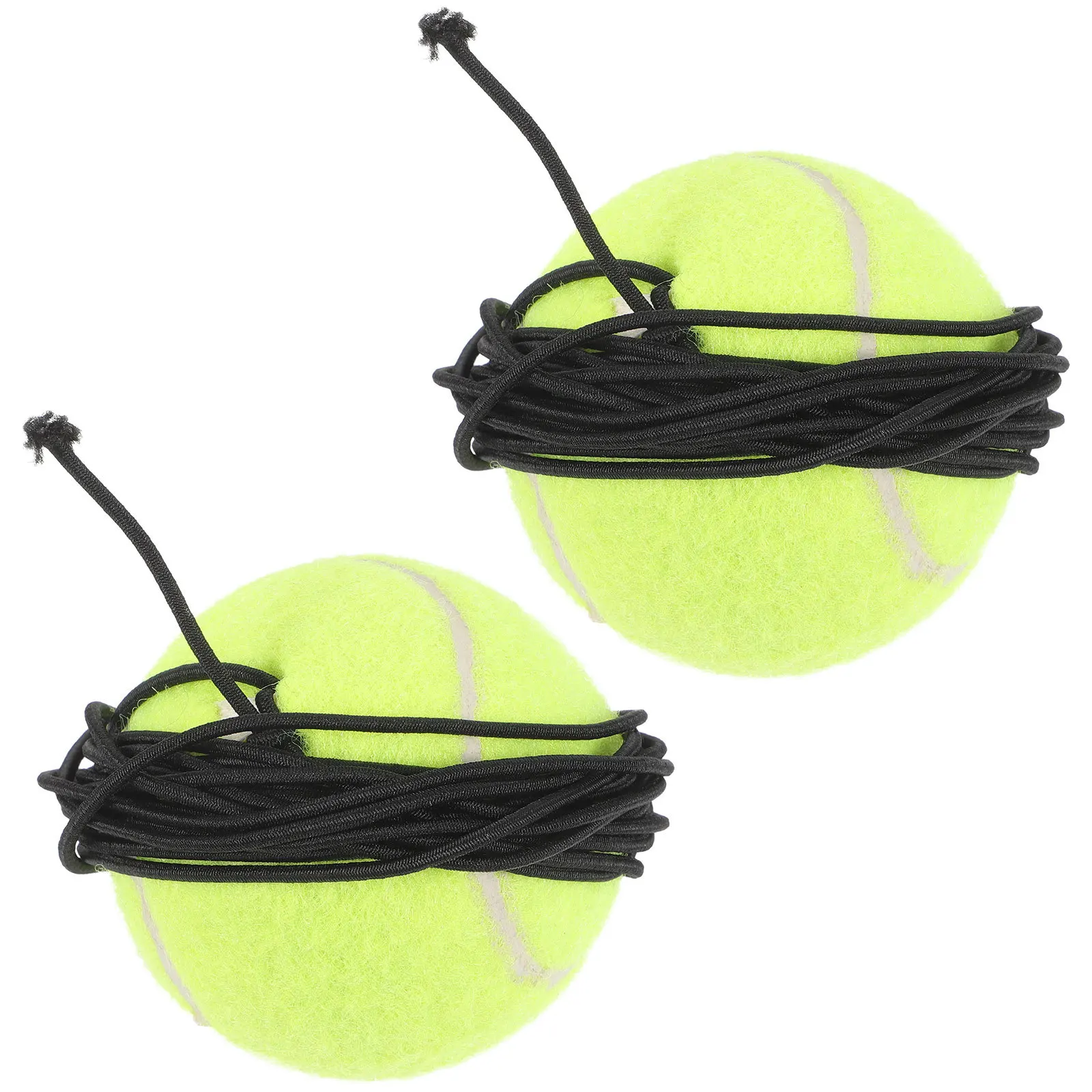 

2Pcs Rubber Tennis Balls Dog Interactive Training Ball Set Pet Exercise Playing Balls Improve Bond and Interest