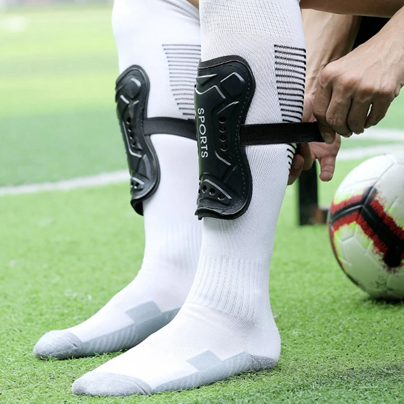 Soccer Shin Guards Football Protectors Pads Adult Kids Shinguards Light Sock Insert Board Boy Training Legging Protective Gear