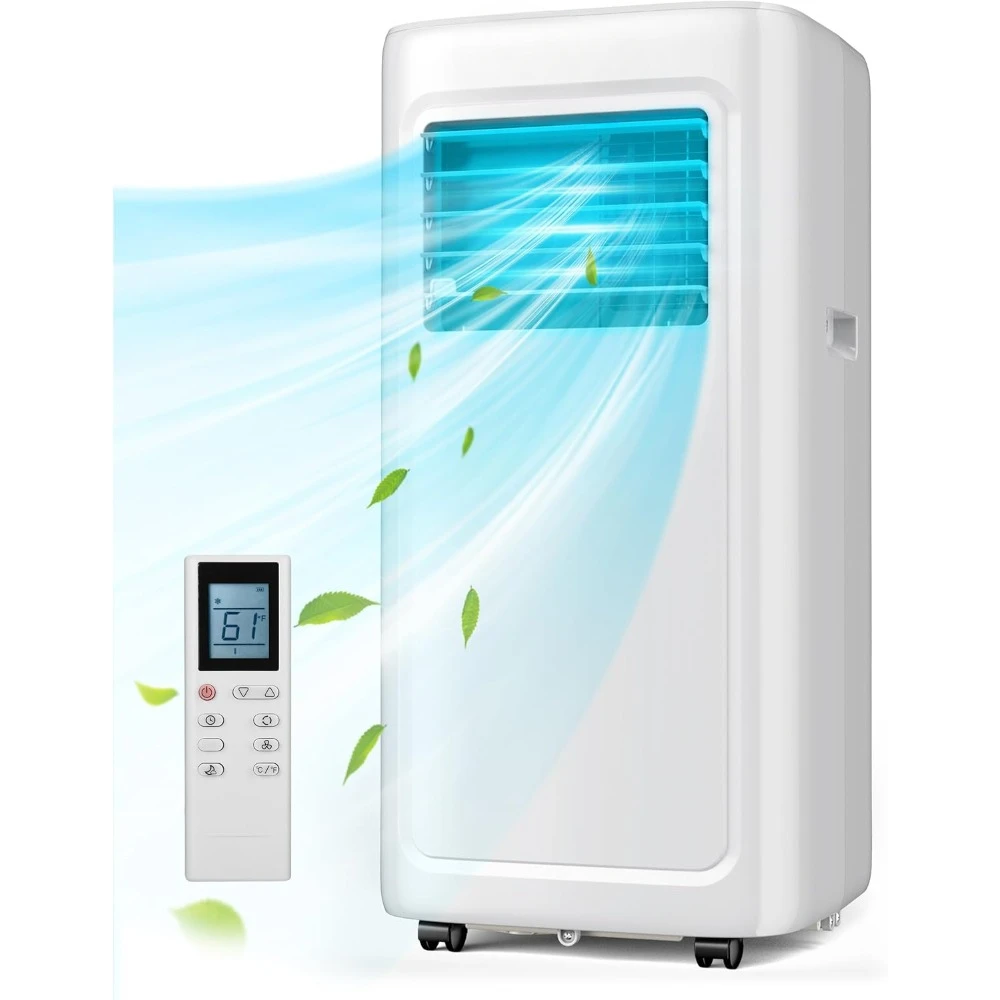 

Portable Air Conditioner, Remote Controlled, Carbon Filter, Silent Mode, Fast Cooling, Dehumidifier, 24H Timer, Air Conditioners