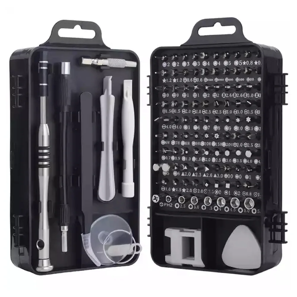 

Multifunctional Hand Tool Manual Kit Precision 110 In 1 Screwdriver Set Cr-V Steel Dismountable Bit For Home Cell Phone Glasses