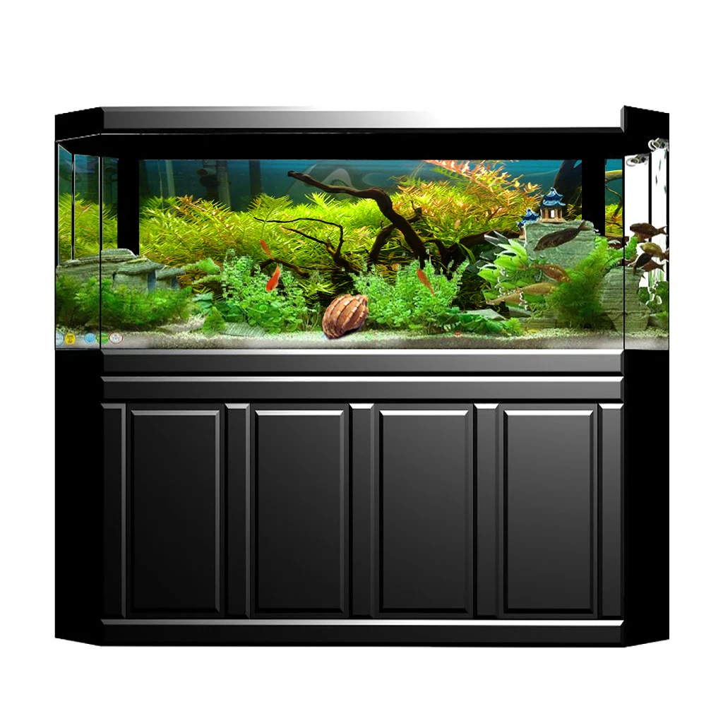 3D Aquarium Fantasy Background Poster Backdrop Fish Sticker Decoration