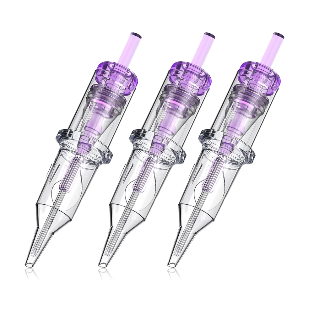 DQFART Tattoo Needle Cartridges RL/RS/RM/M1 Makeup Safe Disposable Consumables Body Art Designs Beginner Professional Artists