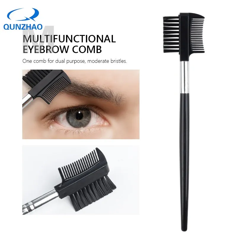 5pcs/set Men Eye brow Grooming Set Eyebrow Trimmer Drawing Stencils Tweezers Comb Pencil Eyebrow Trimming Suit Make Up Tool Kit