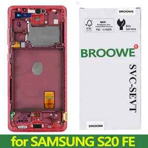 Bilashmart Top notch quality SAMSUNG S20 FE LCD Touch Screen Display Assembly Repair Parts S20 Fan Edition G780F G781F 4G/5G