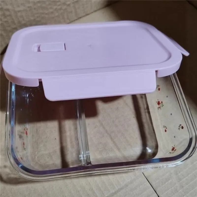 

Heat-Resistant Microwave Oven Bento Fridge Fresh-Keeping Box Kawayi Glass Food Storage Containers Special Sealed Bowl