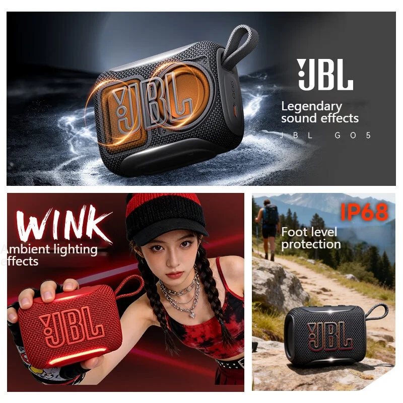 Strandcamping Stereo JBL GO5 R - Bluetooth Speaker Waterproof recensie en prijs