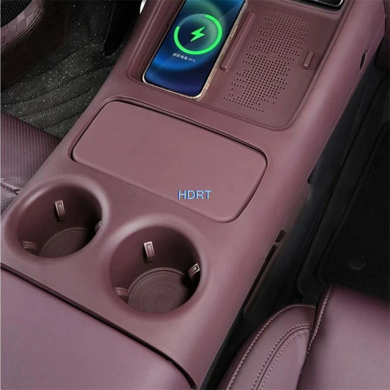 Car Styling Center Console Gear Shift Dust Proof Pad Water Cup Storage Box Organizer Tray Cover For Dongfeng Voyah Free + 2025 +