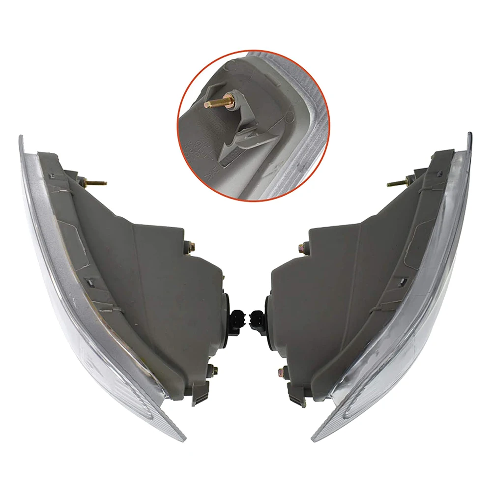 

A82E-2Pcs Car Front Fog Lamp Clear Lens For TOYOTA SIENNA 2004 2005 81220-AE010 81210AE010