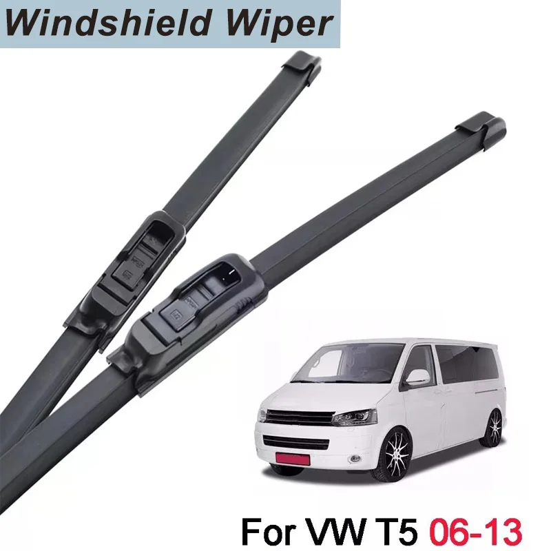 2Pcs Front Windscreen Wiper Blades Set For VW Transporter Multivan California Caravelle T5 2007 2008 2009 2010 2011 2012