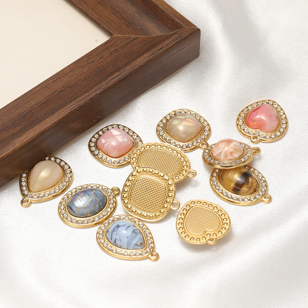 3 peças de pingentes de colar - Jewelry Making Stones avaliação e preço