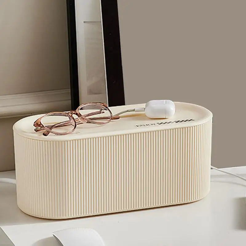 Grande Capacidade Cable Organizer Case, Power Box Faixa, Gerenciamento de cabo, versátil Wire Box, Cord Organizer