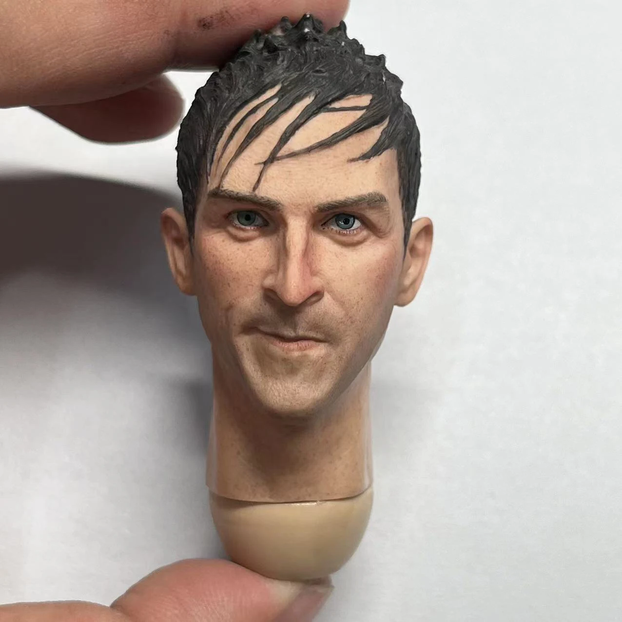 

1/6 Gotham Penguin Head Sculpture Robin Taylor Head Carving Model Fit 12'' Male Soldier Action Figure Body Dolls