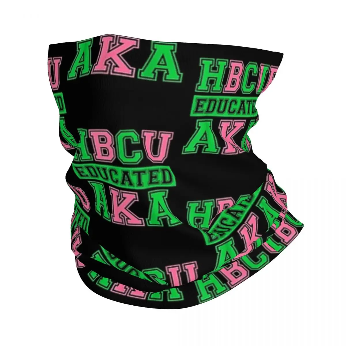 HBCU Grad AKA Sorority Paraphernalia, HBCU Educated AKA Bandana Neck Gaiter Mask Scarf Multifunction Headband Cycling For Men