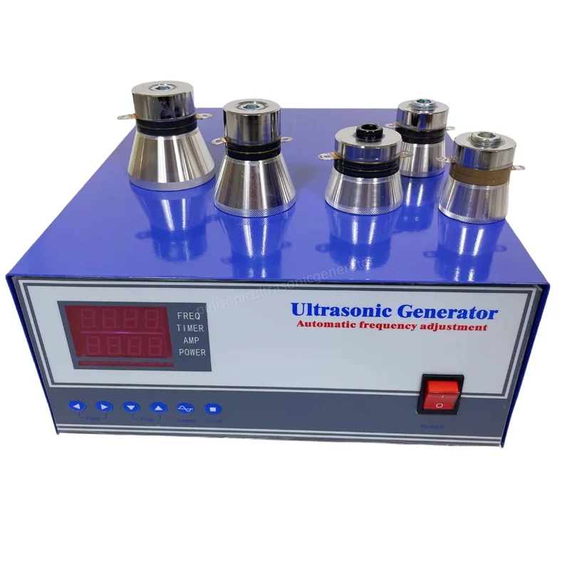 産業用超音波電源制御ボックス 25Khz 1000W 浸漬型トランスデューサ超音波発生器