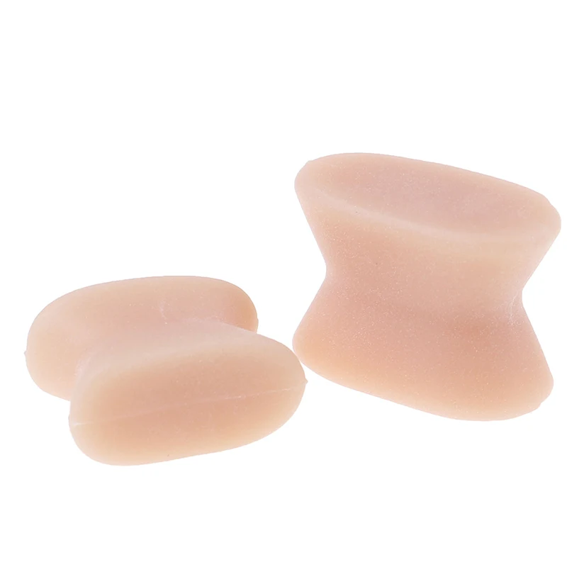2pcs Del Gel Del Silicone Toe Separatore Per Borsite Correttiva Alluce Valgo Pollice Sovrapposizione di Riparazione Osso Ortesi Raddrizzatore 3 Size