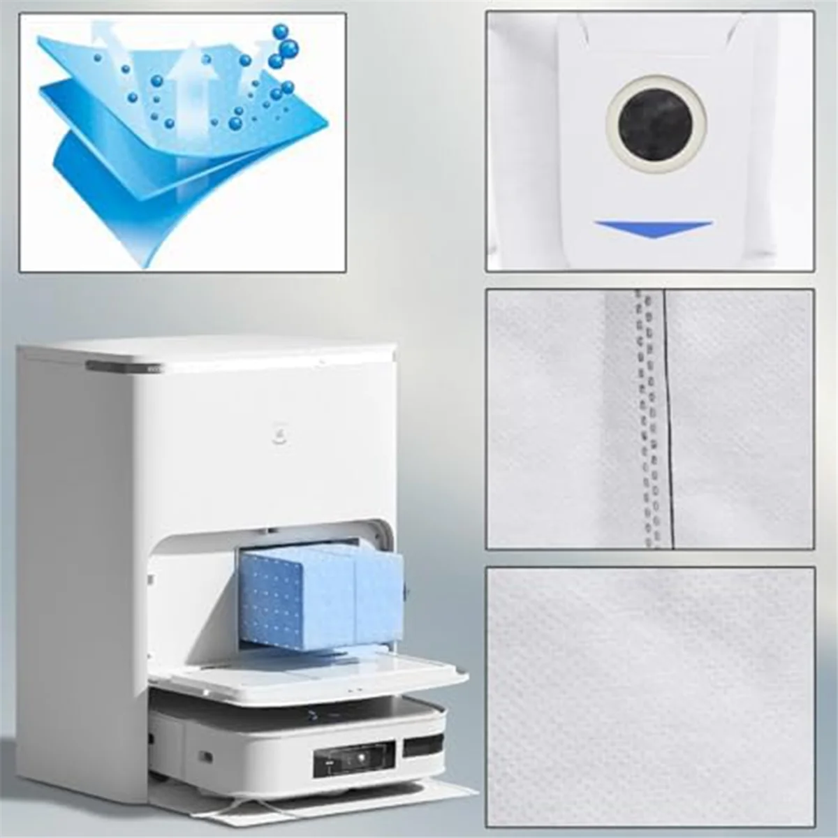 Per Ecovacs Deebot X2 Omni/X2 Pro/X2 accessori per il vuoto del Robot rullo spazzola laterale principale filtro Hepa parti in tessuto Mop