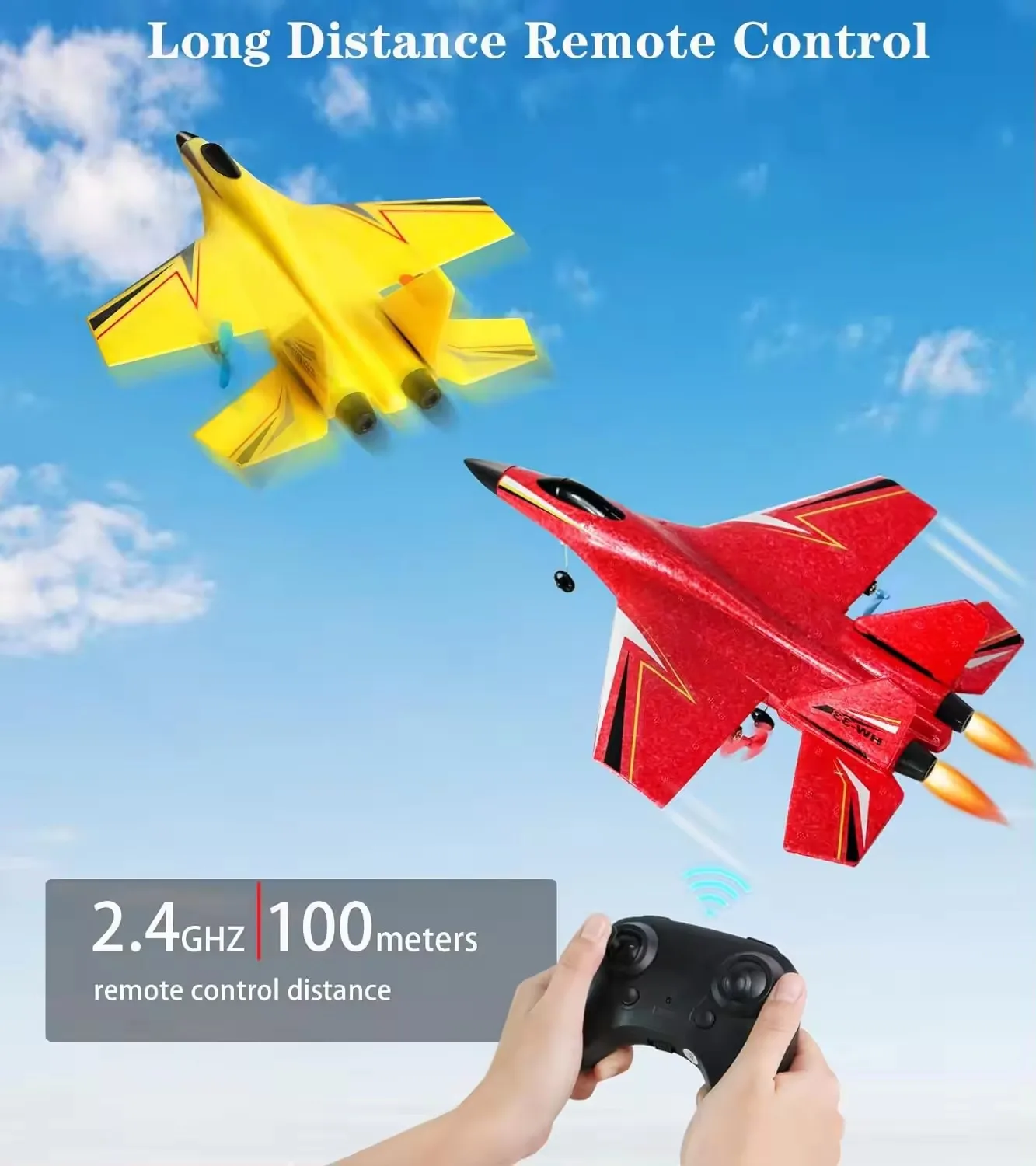 

RC Plane 2.4G Glider With LED Lights Remote Control Aircraft Flying Model Airplane EPP Foam RC Toys For Children Gifts