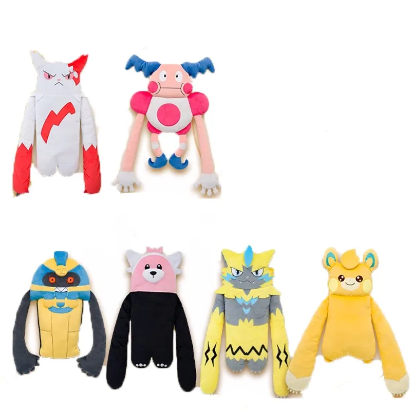 

In Stock Original Genuine Pokémon Pawmo Mr Mime Cofagrigus Bewear Zangoose Zeraora Embrace You Series Game Anime Figure Toys