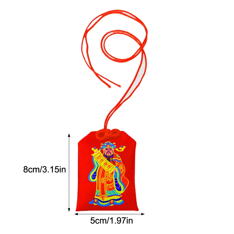 Sac porte-bonheur chinois Feng Shui, Dieu de la richesse, Amulettes de Bouddha, Porte-bonheur, Apportez la richesse en toute sécurité, Sagesse, Fortuna, Décoration de la maison