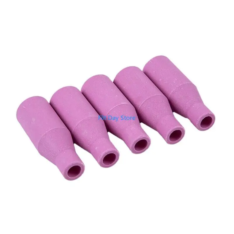 F92C 5x/Set MB15AK MIG Gas Ceramic Nozzles with Smooth Surface for Welding Torch