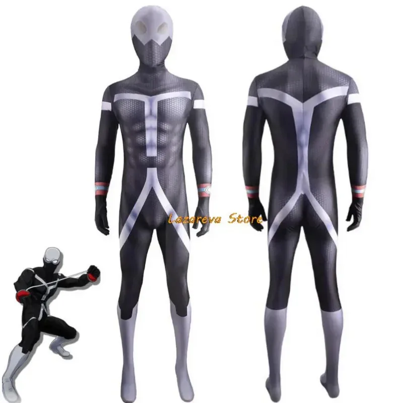 Костюм для косплея Bear's Den, аниме My Hero Academy Twice Jin Bubaigawara, обтягивающие комбинезоны для детей, взрослых, мужчин и женщин, новинка Hallo 2025