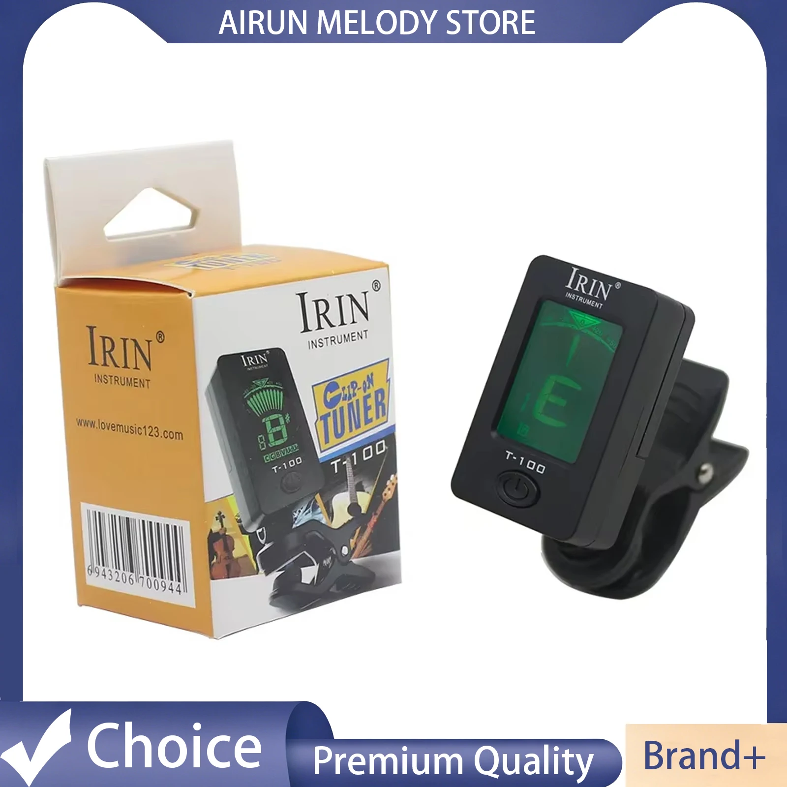 Musical Instrument Cello - IRIN Tuner Gitar T-100 Tuner Clip-On