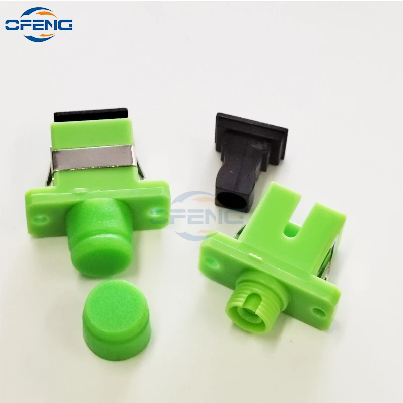 

SC/APC to FC/APC plastic radio television FTTH optical fiber adapter Fiber Optic Coupler SM Hybri Type Connector customized