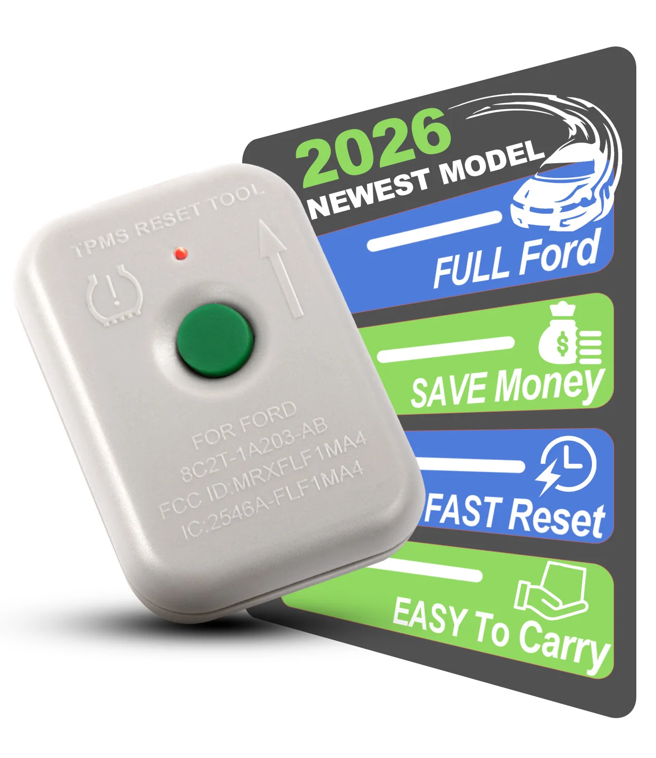 

Car TPMS Tool Transmitter Motorcraft for Ford TPMS 19 Auto Tire Presure Monitor Sensor Activation Reset Tool