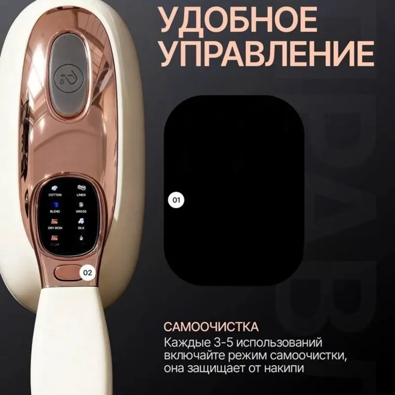 ABUD-EU Plug 1200W Handheld Steam Garment Steamer-Portable Iron With 0.9L Water Capacity