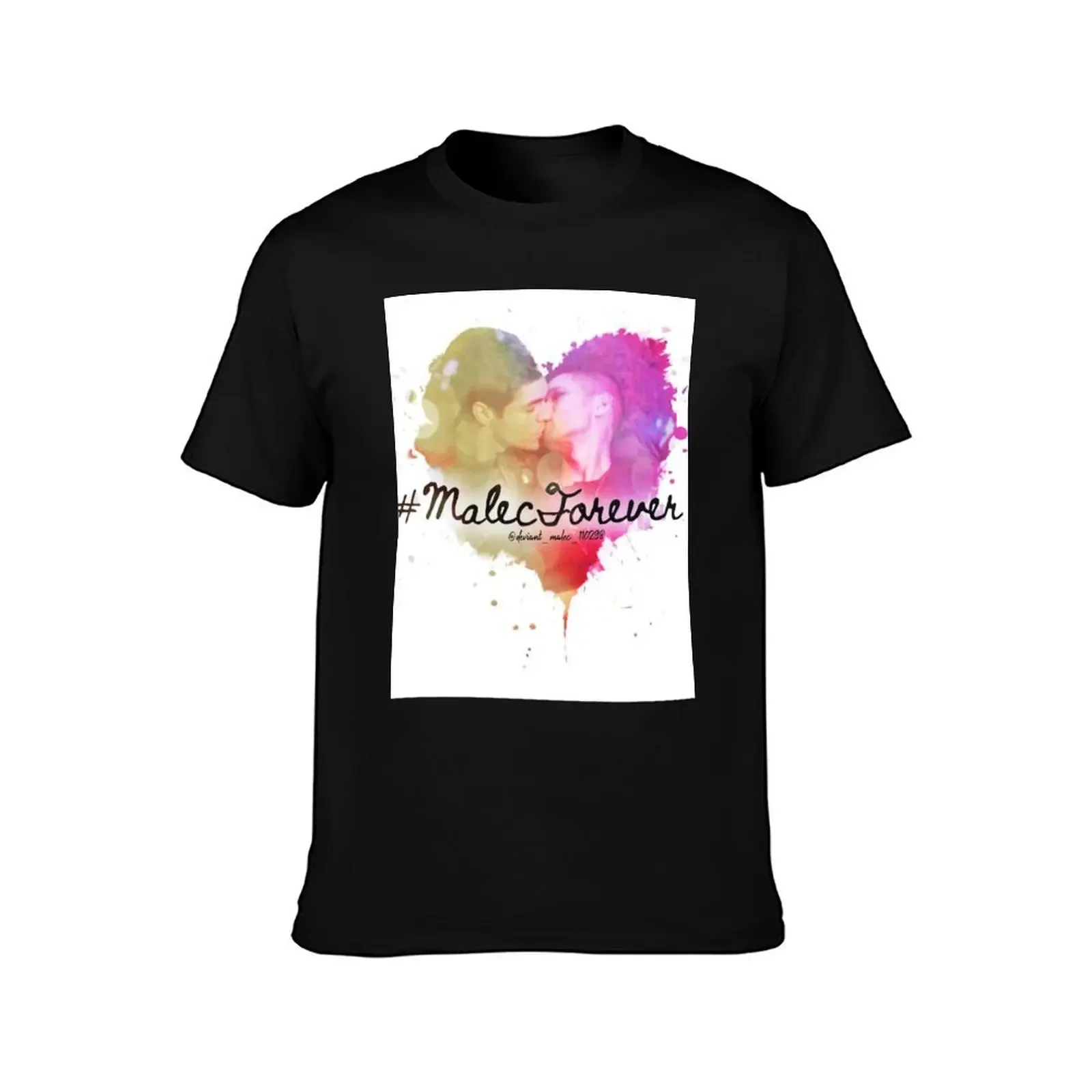 MalecForever Rainbow T-Shirt blacks plus size tops heavyweights anime figures heavy weight t shirts for men