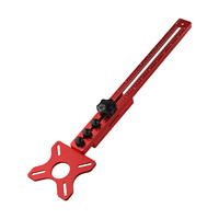 Router Milling Groove Bracket Carpentry Drill Hole Doweling Guide Punch Locator Aluminum Cabinet Hardware Jig For Woodwork ﻿