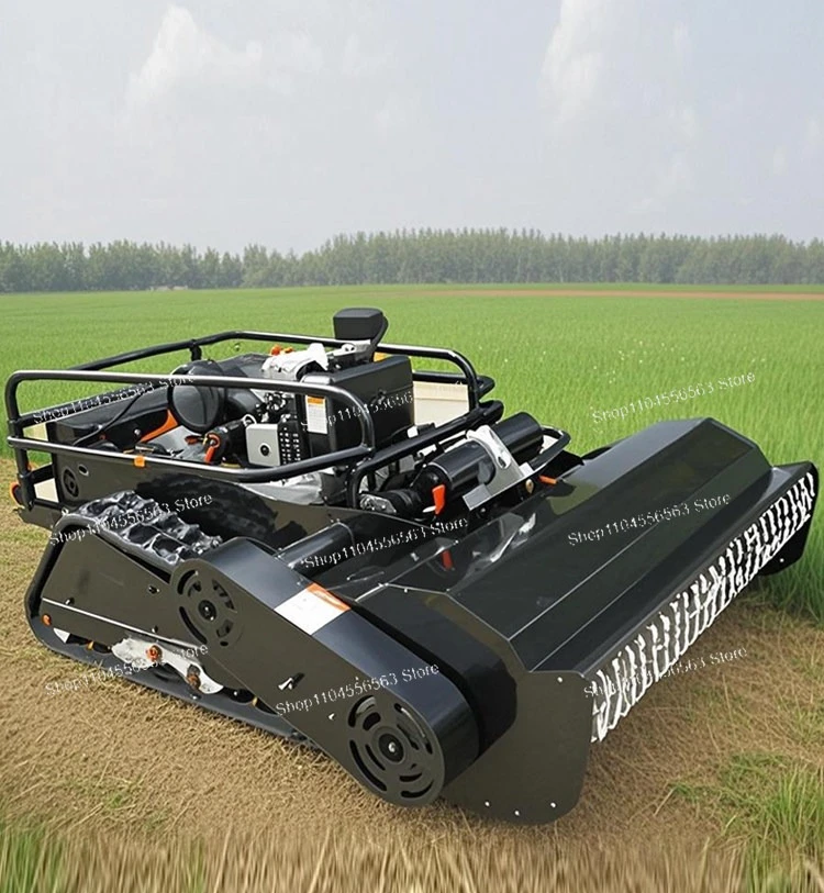 Remote Control Diesel Lawn Mower for Orchard and Garden Grass Cutting with Mulching Function
