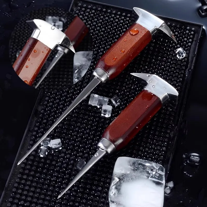 

17.5/24cm Ice Pick Crusher Crushed Stainless Steel Ice Chisel Ice Removal Ice Barware Bartender Tools Bar Accessories Barware