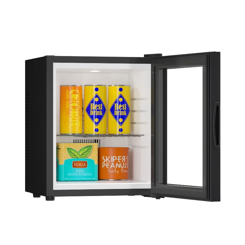 

Electronic refrigerator dormitory mini refrigerator silent hotel small refrigerator for rental